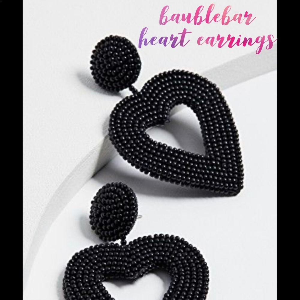 BaubleBar Heart earrings ❤️